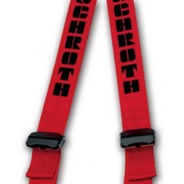 Schroth Rallye 3 asm rot mit schwarzem Flock links – Bild 2