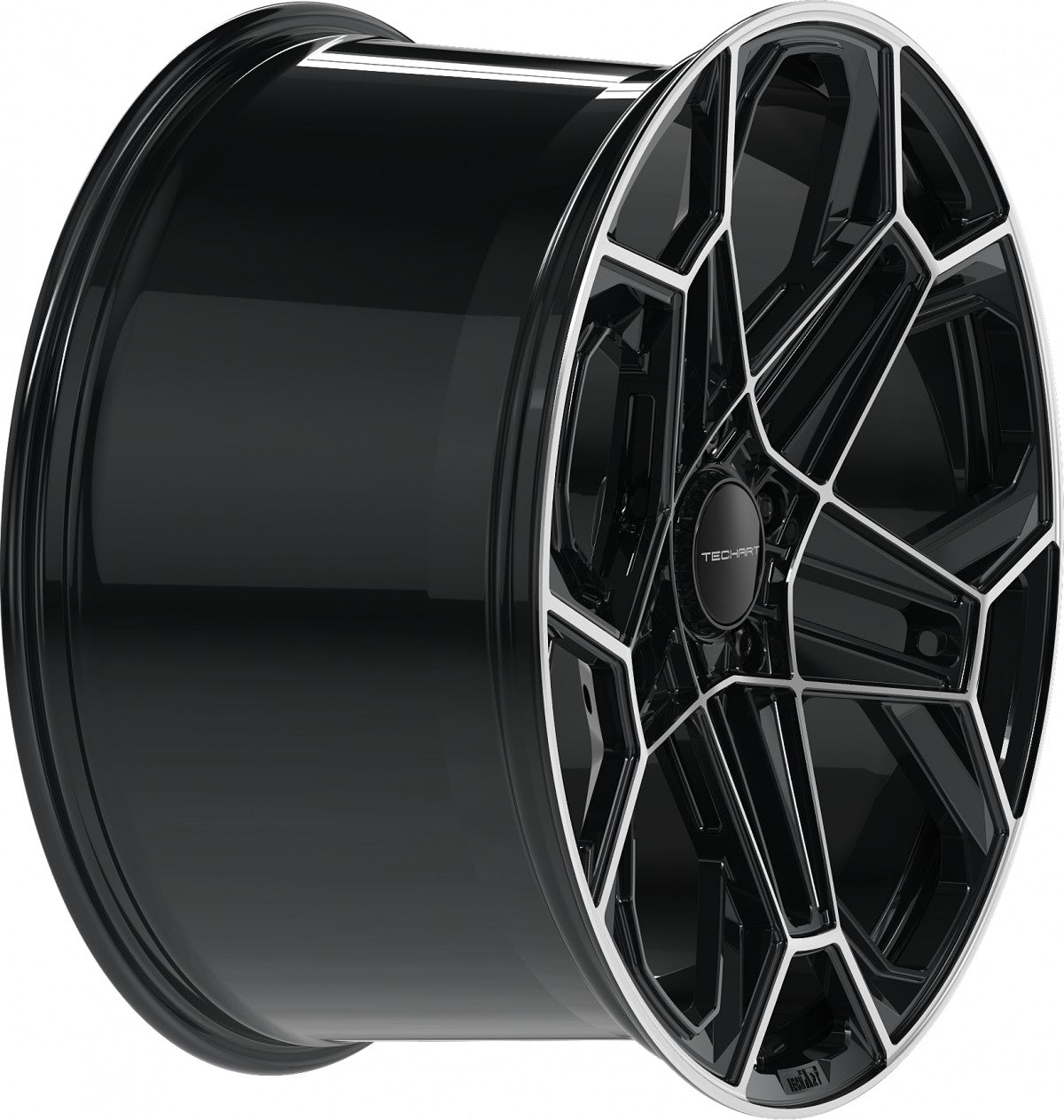 Proline Techart Daytona II black polished Alufelge 12x22 Zoll ET70 LK 5x130 ML71.5 – Bild 5