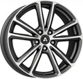 Akoni AK03 graphite matt polished Alufelge 7x17 Zoll ET45 LK 5x112 ML57.1