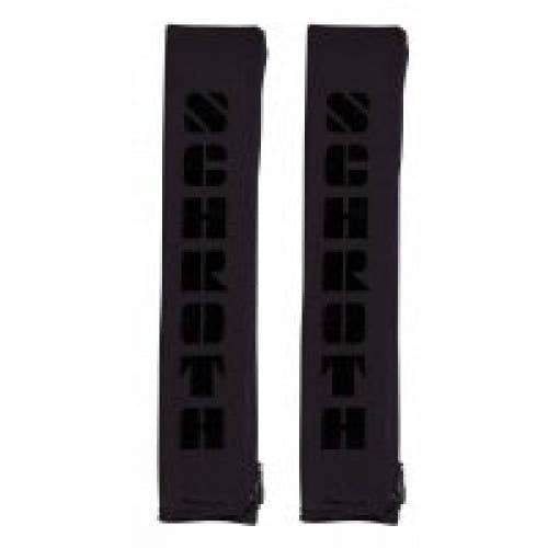 Schroth 2 Gurtpolster schwarz mit schwarzem Flock