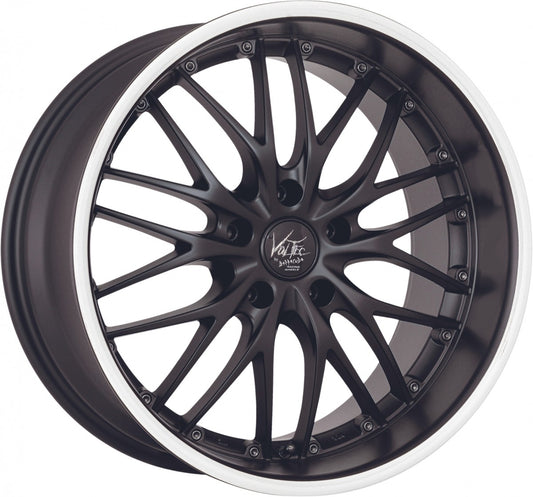 Barracuda Voltec T6 mattblack PureSports / Color Trim weiss Alufelge 8x18 Zoll ET30 LK 5x112 ML73.1