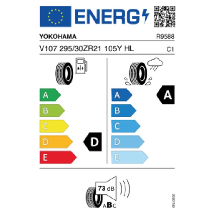 Yokohama Advan Sport (V107) 295/30 R21 105Y DA-Decke – Bild 2