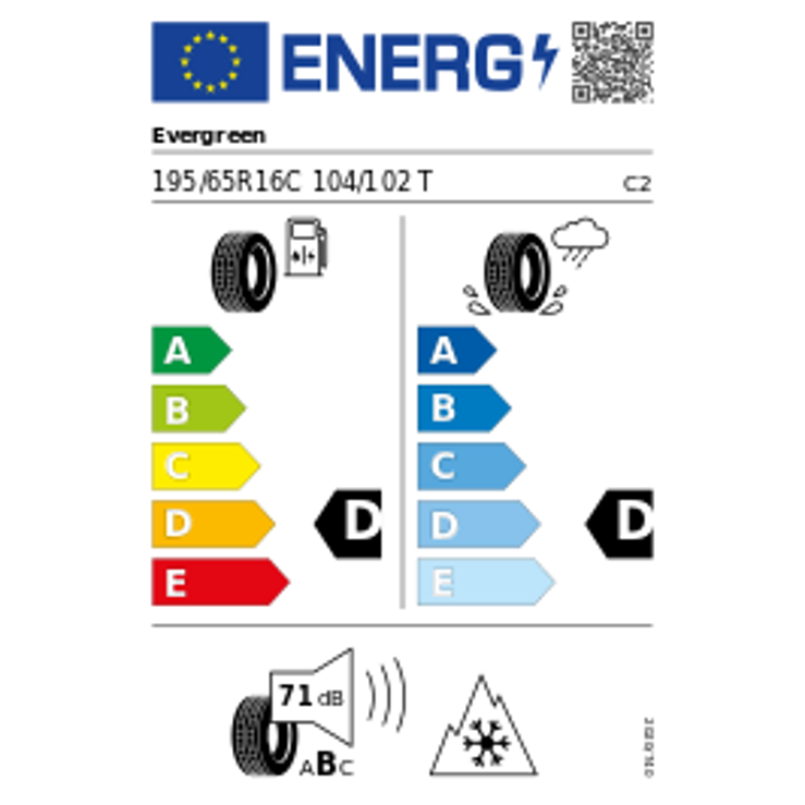 Evergreen EW616 195/65R16C 104T – Bild 2