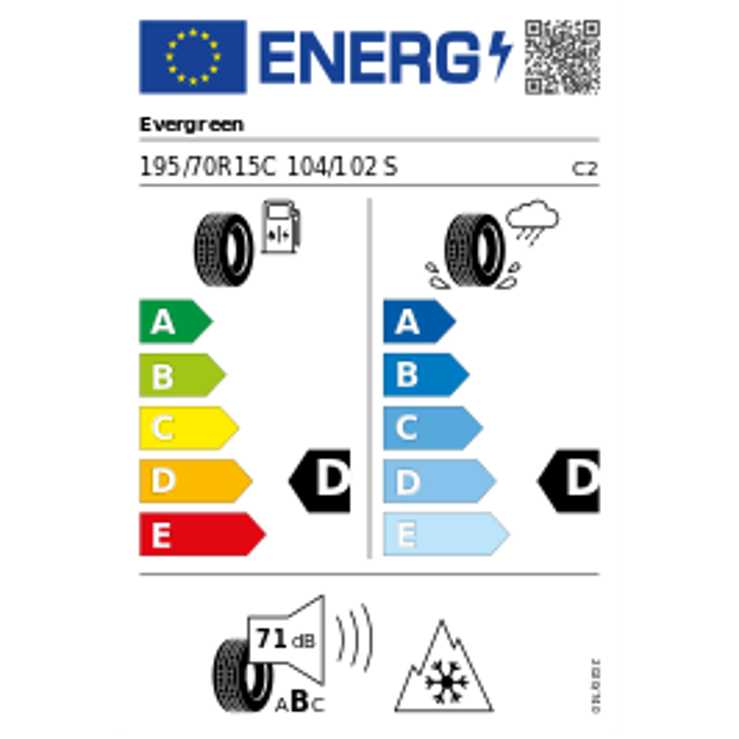 Evergreen EW616 195/70R15C 104S – Bild 2