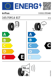 A-Plus A609 165/70 R14 81T