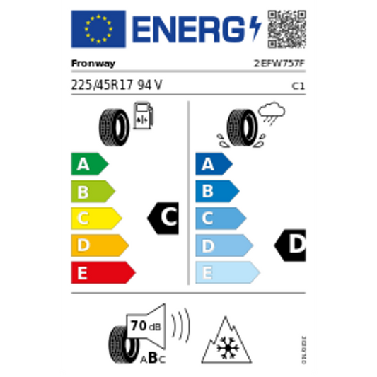 Fronway Icemaster I XL M+S 3PMSF 225/45 R17 94V – Bild 2