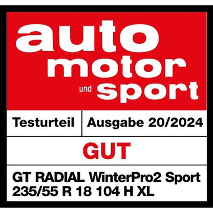 GT-Radial Winterpro 2 Sport XL M+S 3PMSF 225/65 R17 106H – Bild 3