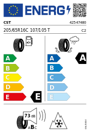 CST VAN Master ALL Season ACT1 M+S 3PMSF 205/65 R16 107/105T