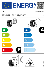 CST VAN Master ALL Season ACT1 M+S 3PMSF 235/65 R16 121/119T