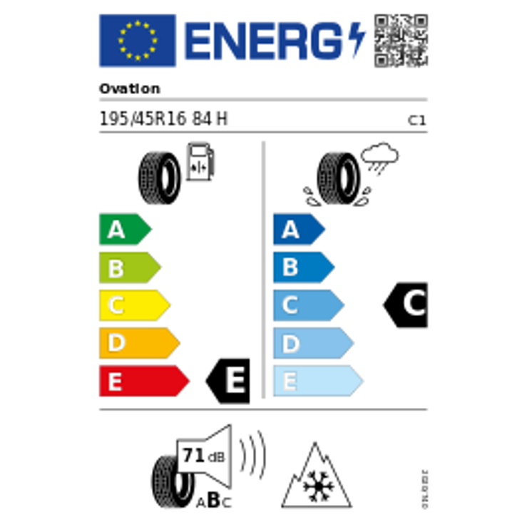 Ovation W 586 3PMSF 195/45 R16 84H – Bild 3