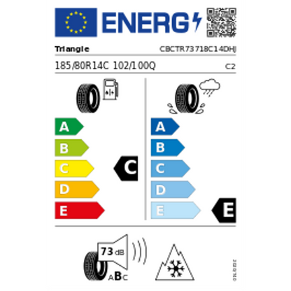 Triangle TR737 8PR 3PMSF 185/80R14C 102/100Q – Bild 3