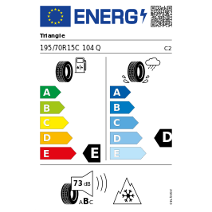 Triangle LL01 3PMSF 195/70R15C 104Q – Bild 2