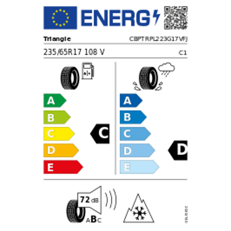Triangle Snowlink PL02 XL 3PMSF 235/65 R17 108V – Bild 4