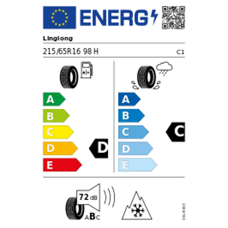Linglong Greenmax Winter HP 3PMSF 215/65 R16 98H – Bild 2