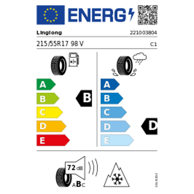 Linglong Greenmax All Season XL 3PMSF FP 215/55 R17 98V – Bild 2