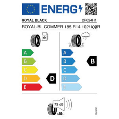Royal Black Royal Commercial 185R14C 102/100R – Bild 4