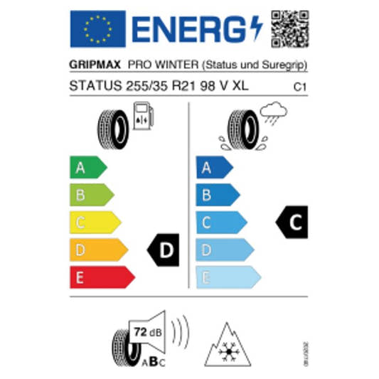 Gripmax Status PRO Winter 255/35 R21 98V – Bild 3