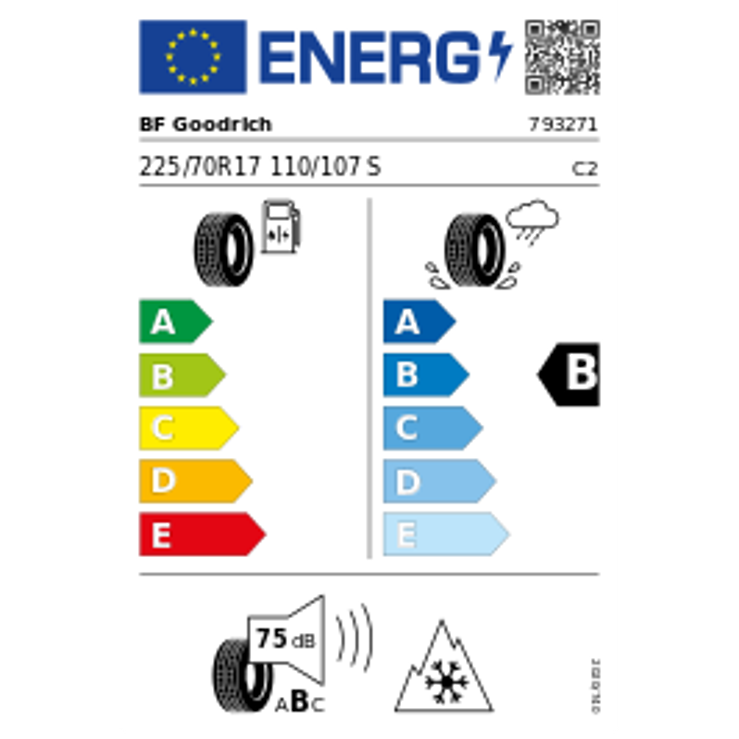 BF Goodrich All-Terrain TA KO2 3PMSF RWL DOT23 225/70 R17 110/107S DOT DOT23 – Bild 3