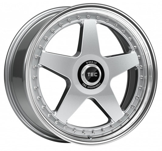 TEC Speedwheels GT EVO-R hyper-silber-hornpoliert - DEMO3 Alufelge 8.5x19 Zoll ET30 LK 5x100 ML64