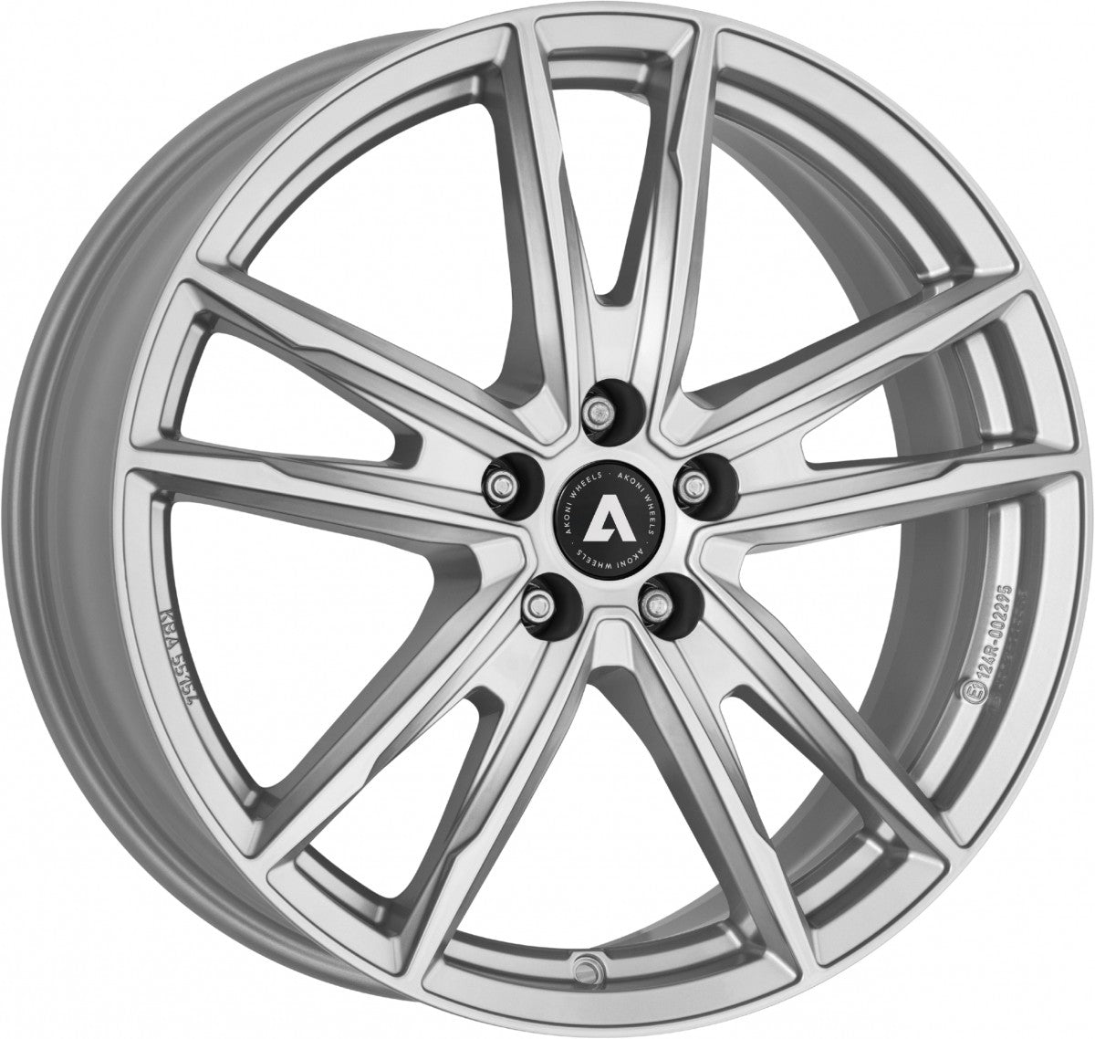 Akoni AK08 silver Alufelge 7x17 Zoll ET43.5 LK 5x114.3 ML67.1