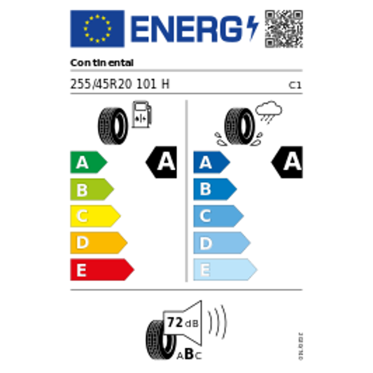Continental Ecocontact 7 FR (+) Elect DEMO 255/45 R20 101H – Bild 2