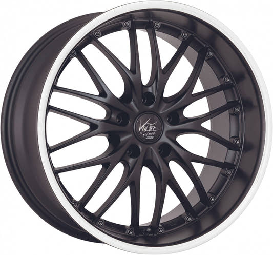 Barracuda Voltec T6 mattblack PureSports / Color Trim weiss Alufelge 8x17 Zoll ET40 LK 5x112 ML73.1