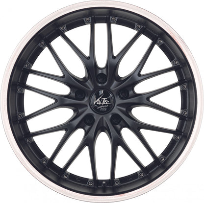 Barracuda Voltec T6 mattblack PureSports / Color Trim weiss Alufelge 8x17 Zoll ET40 LK 5x112 ML73.1 – Bild 2