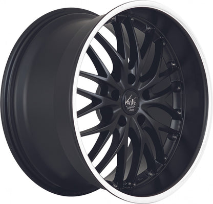 Barracuda Voltec T6 mattblack PureSports / Color Trim weiss Alufelge 8x17 Zoll ET40 LK 5x112 ML73.1 – Bild 3