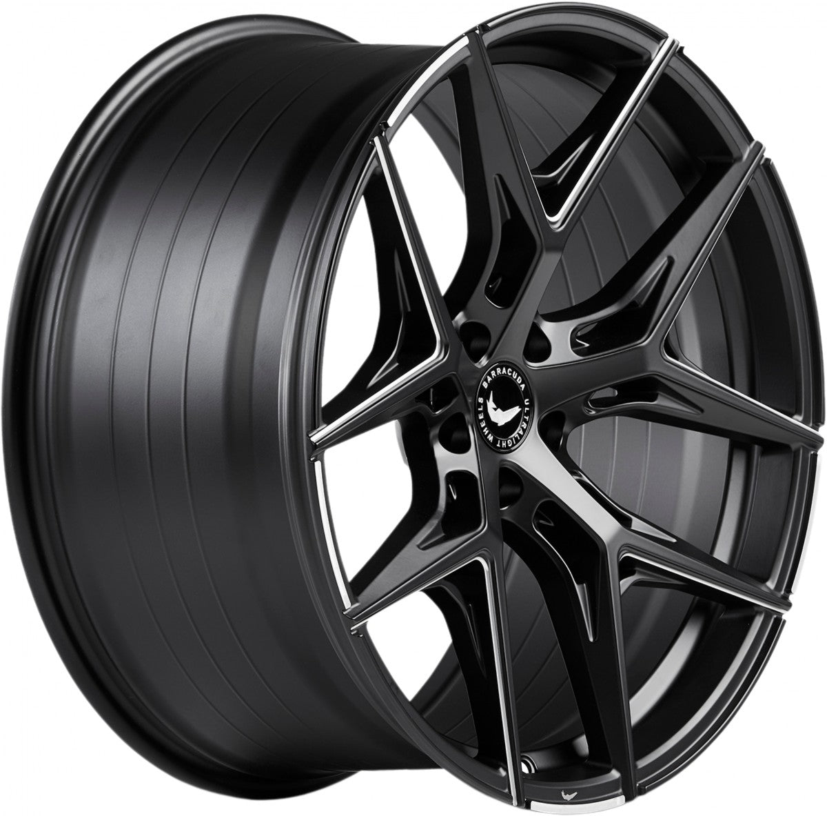 Barracuda Razzer mattblack PureSports gefräst Alufelge 9.5x21 Zoll ET27 LK 5x112 ML73.1 – Bild 3