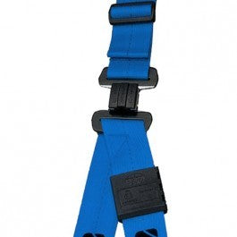 Schroth Rallye 3 asm blau mit schwarzem Flock links – Bild 2