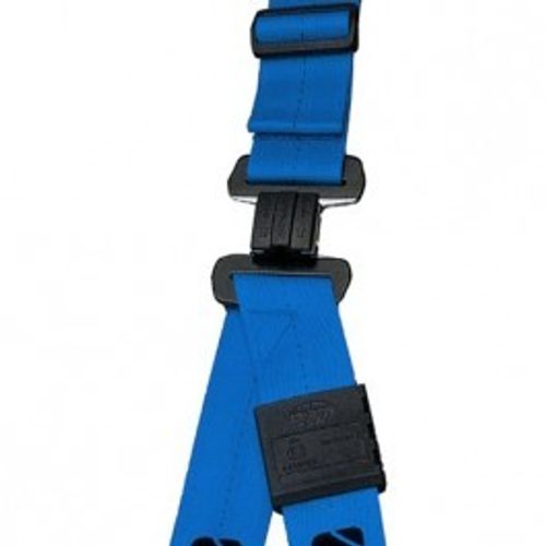 Schroth Rallye 3 asm blau mit schwarzem Flock links – Bild 2