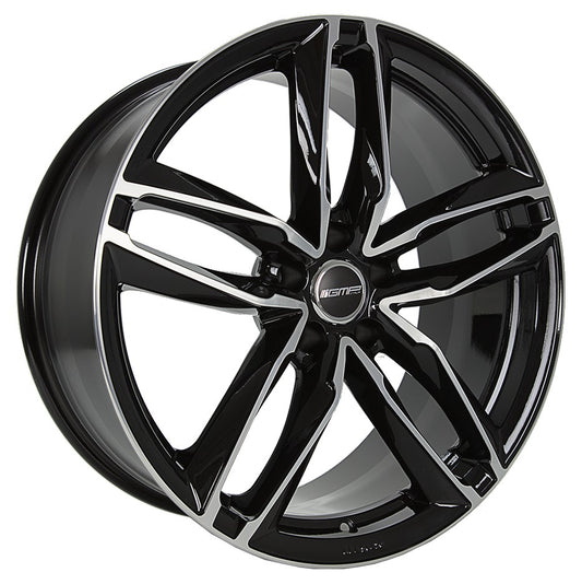 GMP Atom black polished 10x21 ET45 - LK5/130 ML71.6