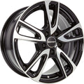 GMP Astral black polished 8x18 ET45 - LK5/108 ML73.1