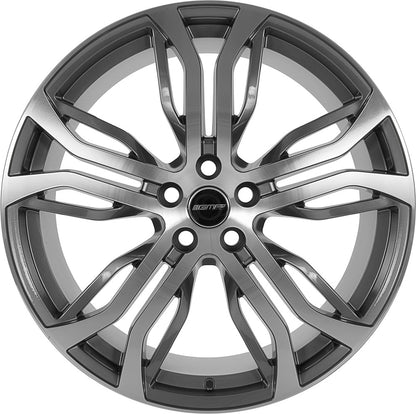 GMP Dynamik anthracite polished 9.5x21 ET35 - LK5/108 ML63.4
