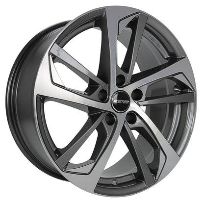 GMP Katana anthracite polished 8x19 ET45 - LK5/108 ML63.4