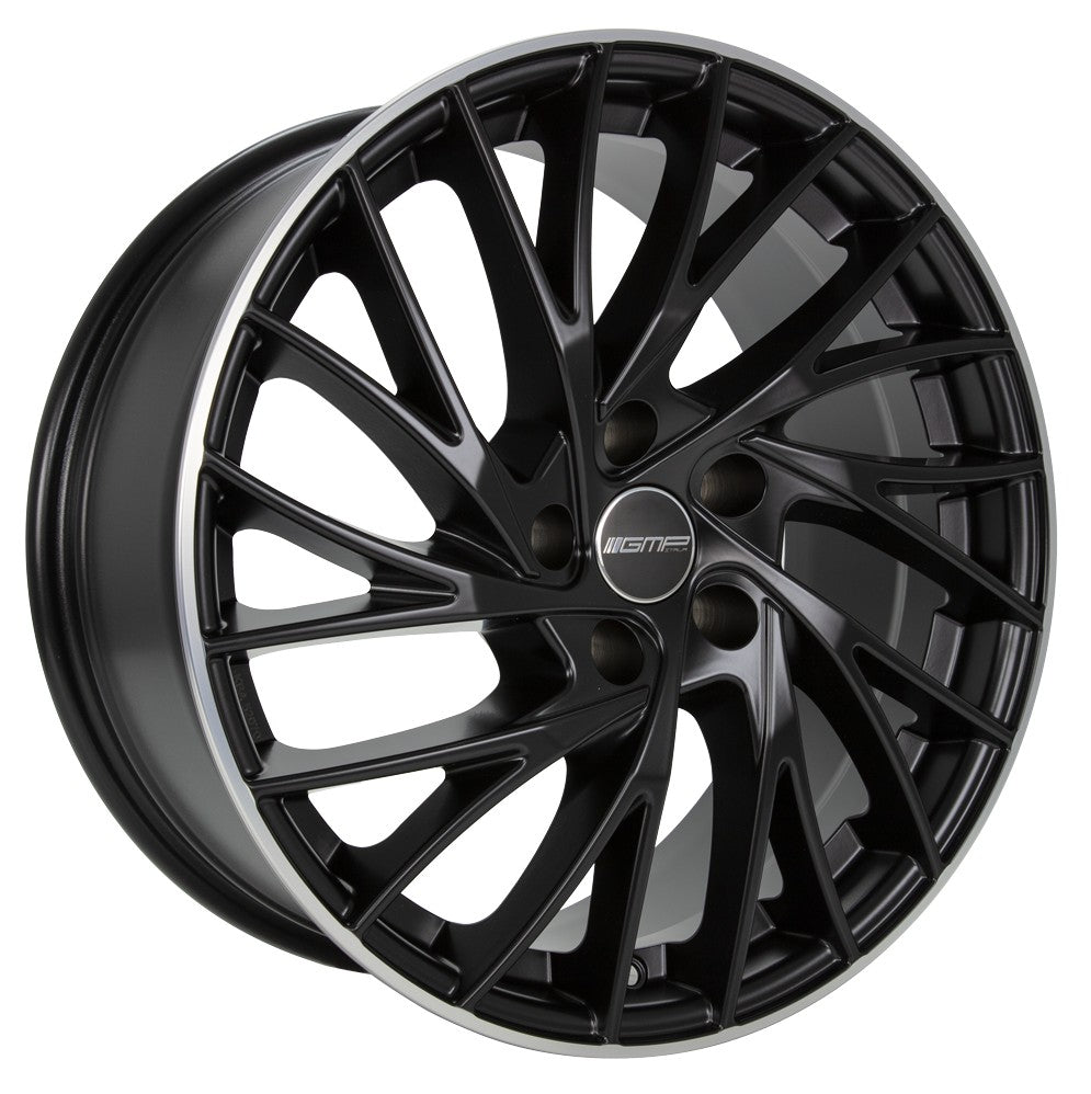 GMP Enigma matt black diamond lip 8.5x19 ET35 - LK5/112 ML66.6