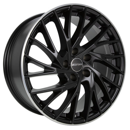 GMP Enigma matt black diamond lip 8.5x19 ET35 - LK5/112 ML66.6
