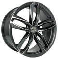 GMP Atom anthracite polished Alufelge 8x18 Zoll ET25 LK 5x112 ML66.5