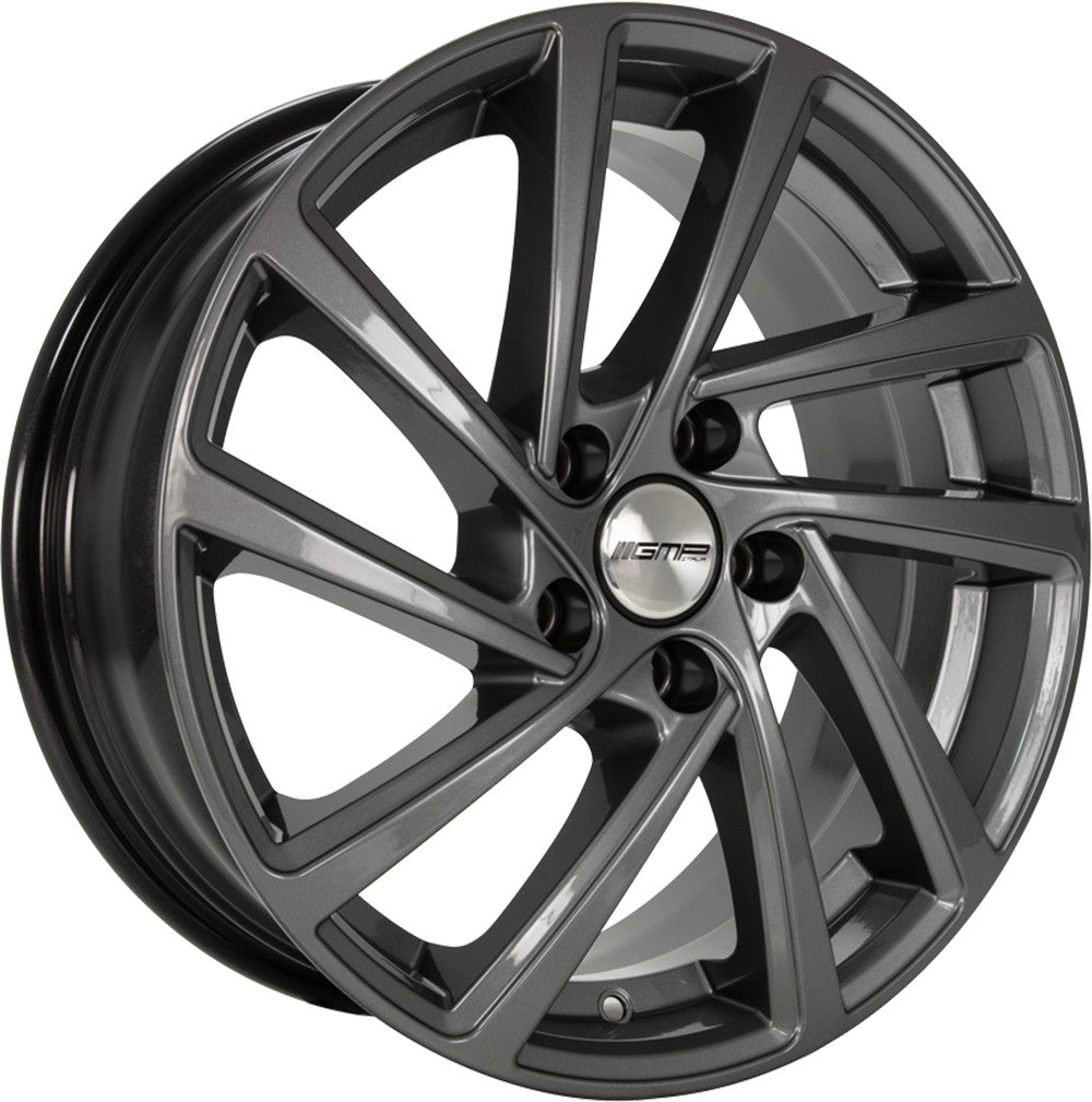 GMP Wonder anthracite 7x17 ET43 - LK5/100 ML57.1