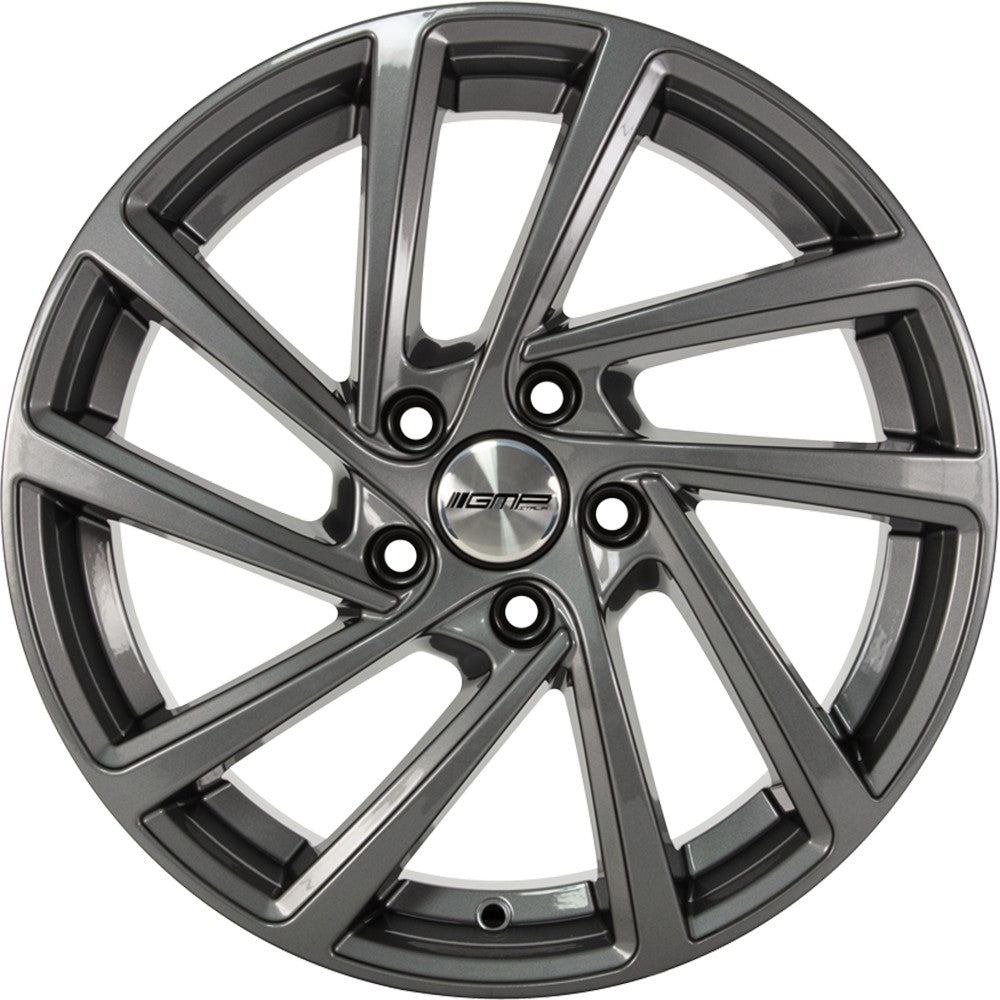 GMP Wonder anthracite 7x17 ET43 - LK5/100 ML57.1