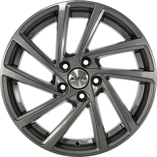GMP Wonder anthracite 7x17 ET43 - LK5/100 ML57.1