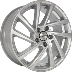 GMP Wonder silver Alufelge 7x17 Zoll ET43 LK 5x100 ML57.1