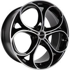 GMP Drake black diamond Alufelge 8x19 Zoll ET33 LK 5x110 ML65.1