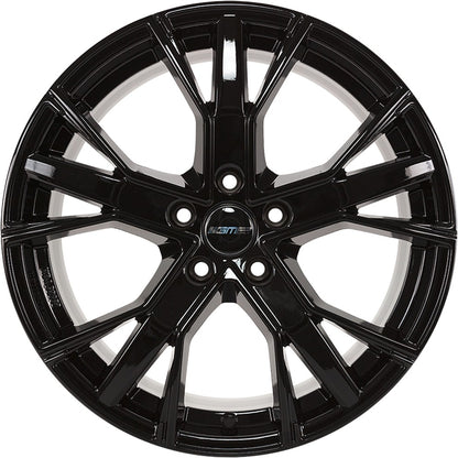 GMP Gunner glossy black 10x21 ET45 - LK5/130 ML71.6