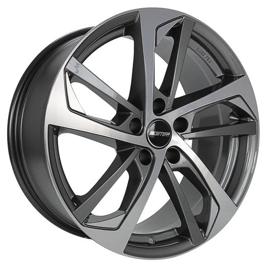 GMP Katana anthracite polished Alufelge 8x18 Zoll ET40 LK 5x108 ML65.1