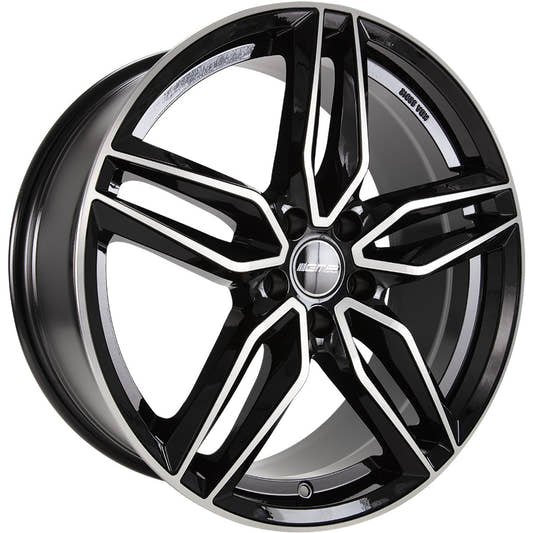 GMP Fasten black diamond Alufelge 8x18 Zoll ET45 LK 5x112 ML66.6