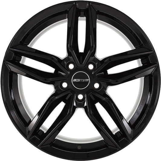 GMP Fasten black glossy Alufelge 8x18 Zoll ET45 LK 5x112 ML66.6 – Bild 2