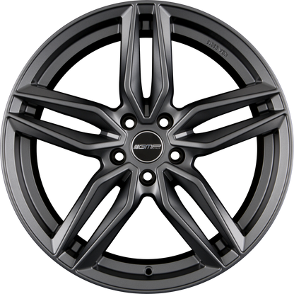 GMP Fasten anthracite matt Alufelge 8x18 Zoll ET40 LK 5x108 ML73.1 – Bild 4