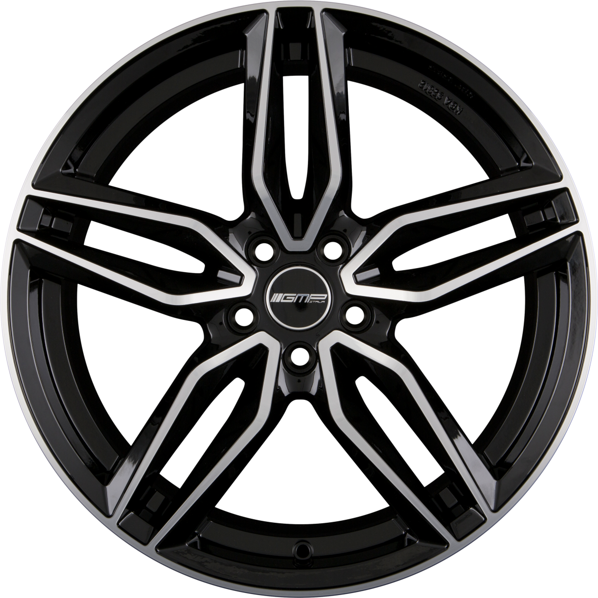GMP Fasten black diamond Alufelge 8x18 Zoll ET40 LK 5x114.3 ML73.1 – Bild 4