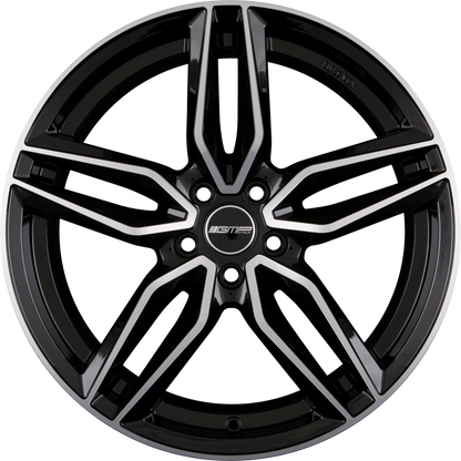 GMP Fasten black diamond Alufelge 8x18 Zoll ET40 LK 5x114.3 ML73.1 – Bild 4
